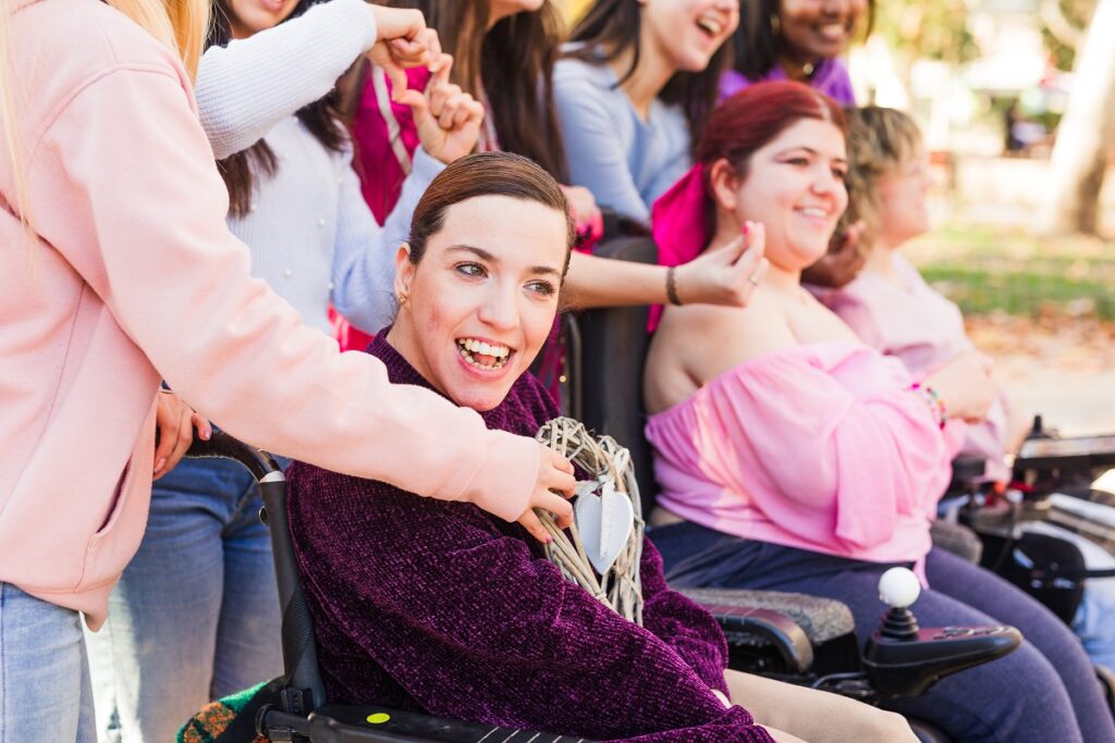 Picture of a disabled person