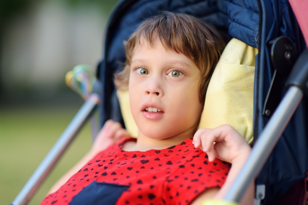 Picture of a disabled kid